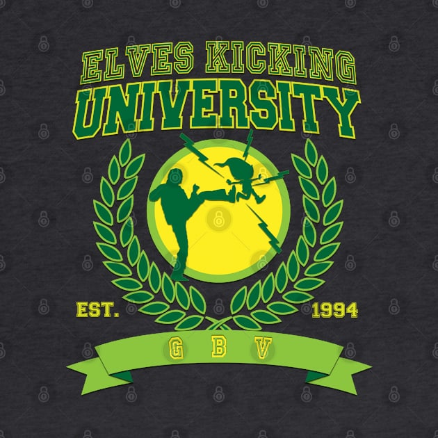 Kicking Elves University by chilangopride